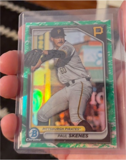2024 Bowman Chrome #BCP-125 Paul Skenes — front