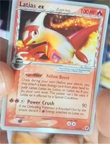 2006 Pokemon EX Dragon Frontiers #95 Latias ex — front