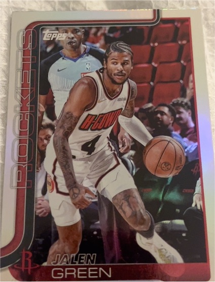 2025-26 Topps #175 Jalen Green — front