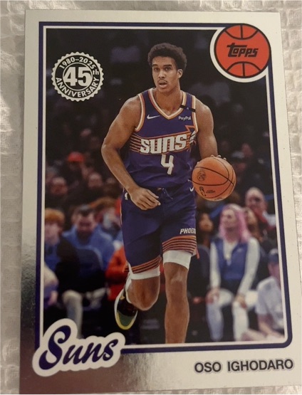 2025-26 Topps Basketball 45th Anniversary #80BK-14 Oso Ighodaro — front