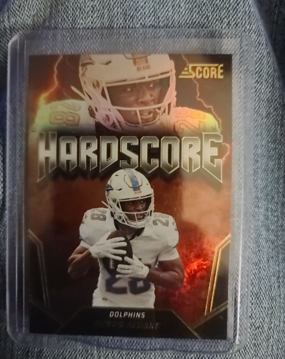 2024 Panini Score Hardscore #HS-DAE De'Von Achane — front