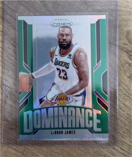 2024-25 Panini Prizm #14 LeBron James Dominance — front