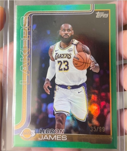 2025-26 Topps #150 LeBron James — front