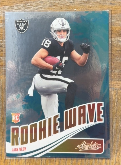 2025 Panini Absolute Football #RW-JBH Jack Bech Rookie Wave — front