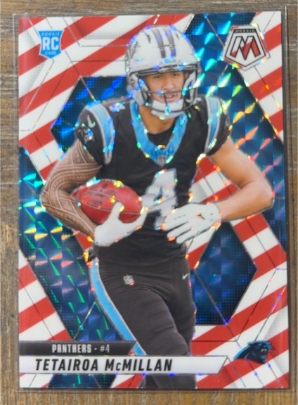 2025 Panini Mosaic #309 Tetairoa McMillan — front