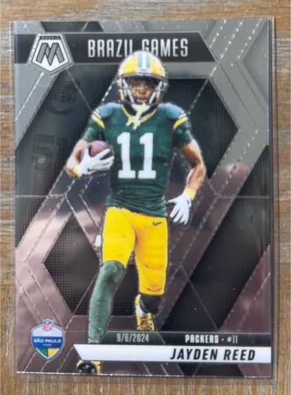 2025 Panini Mosaic Brazil Games Jayden Reed — front