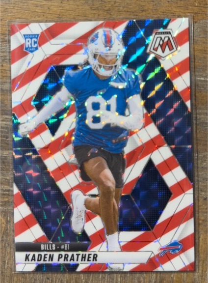 2025 Panini Mosaic #343 Kaden Prather — front