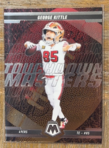 2025 Panini Mosaic Touchdown Masters #14 George Kittle — front