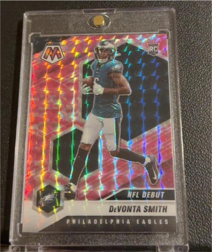 2021 Panini Mosaic NFL Debut #246 DeVonta Smith — front