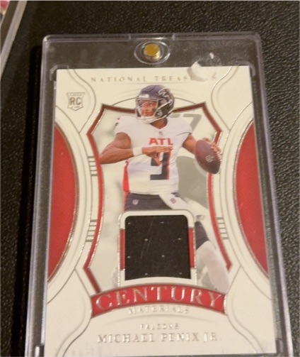 2024 Panini National Treasures Century Materials #Michael Penix Jr — front