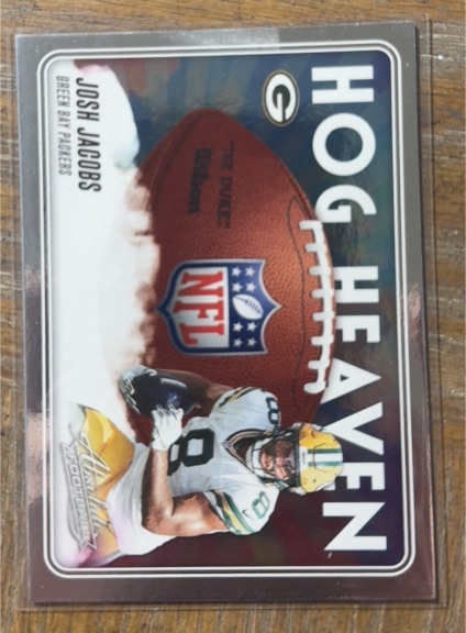 2025 Panini Absolute Hog Heaven #HH-JJ Josh Jacobs — front