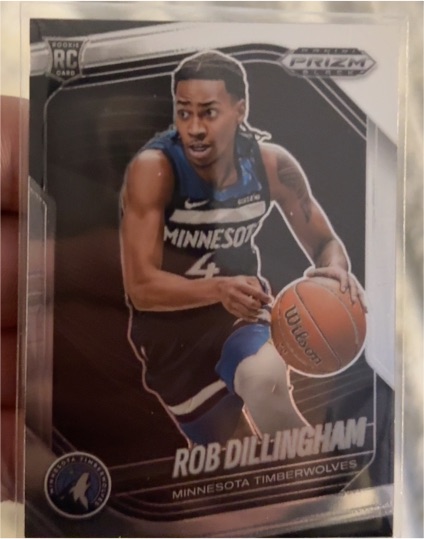 2024-25 Panini Prizm Black #39 Rob Dillingham — front