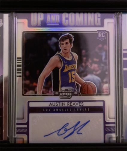 2021-22 Panini Contenders Optic Up and Coming #UCAARV Austin Reaves — front