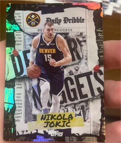 2025-26 Topps Basketball #DD-4 Nikola Jokic Daily Dribble — front