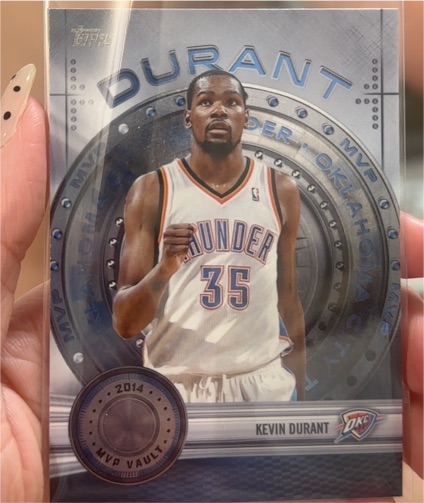 2025-26 Topps Basketball #MVP-7 Kevin Durant MVP Vault — front