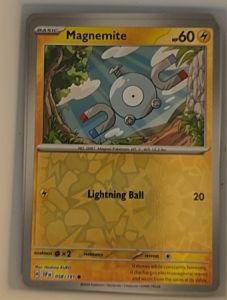 2024 Pokémon SV08: Surging Sparks #58 Magnemite — front