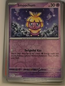2022 Pokémon SV08 Surging Sparks #075 Smoochum — front