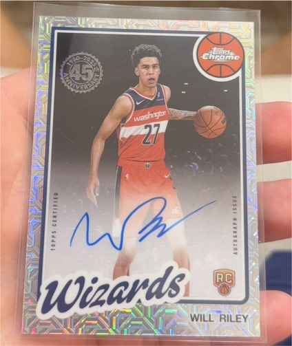 2025 Topps Chrome #TC-WR Will Riley — front