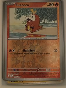 2024 Pokémon SV08: Surging Sparks #029 Fuecoco — front