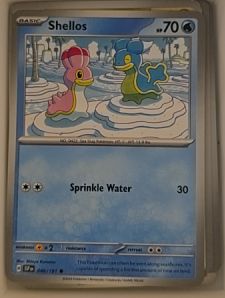2024 Pokémon Scarlet & Violet Series Surging Sparks #46 Shellos — front