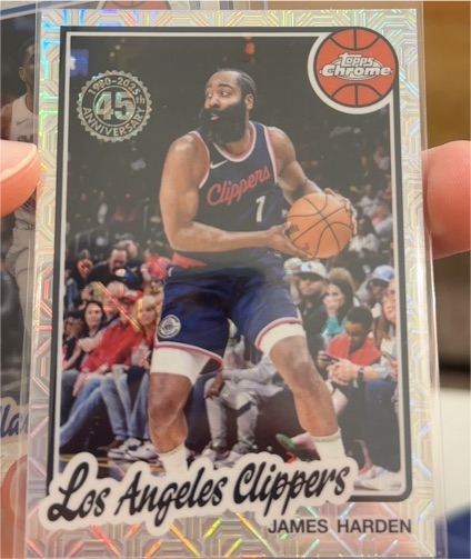 2025-26 Topps 1980-81 Topps Chrome #TC-JH James Harden — front