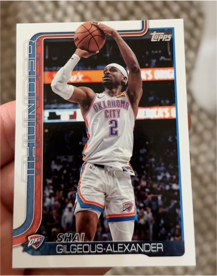2025-26 Topps #115 Shai Gilgeous-Alexander — front