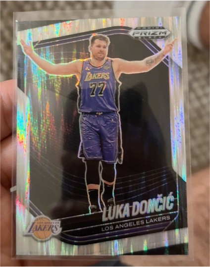 2024-25 Panini Prizm Black #5 Luka Doncic — front