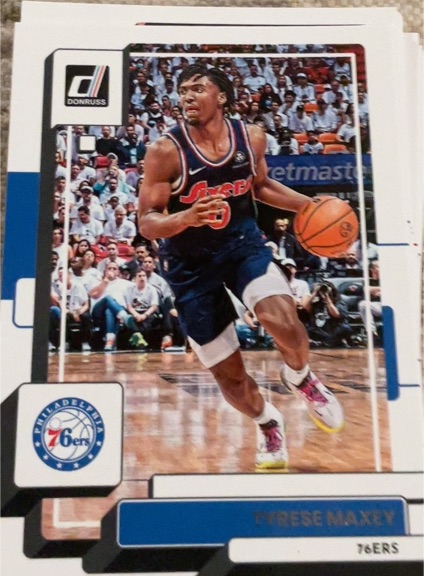 2022-23 Donruss #18 Tyrese Maxey — front