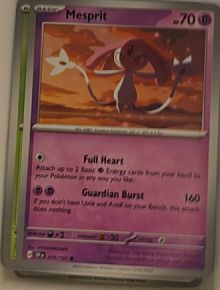2024 Pokémon Scarlet & Violet Surging Sparks #79 Mesprit — front
