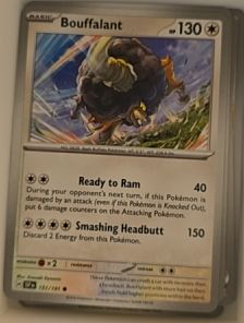 2024 Pokémon SV08: Surging Sparks #151 Bouffalant — front
