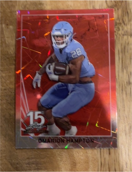2025 Leaf 15th NSCC National 1990 Omarion Hampton — front