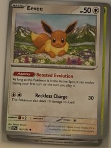 2025 Pokémon Prismatic Evolutions #74 Eevee — front