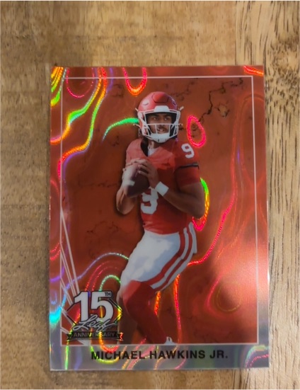2025 Leaf National 15th Anniversary # Michael Hawkins Jr — front