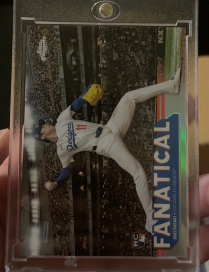 2025 Topps Chrome #FAN-21 Roki Sasaki — front