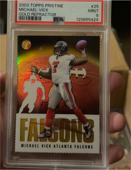 2003 Topps Pristine #25 Michael Vick — front