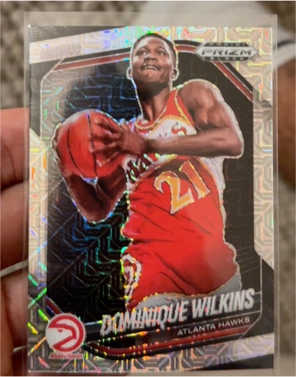 2024-25 Panini Prizm Black #290 Dominique Wilkins — front