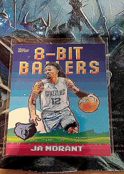 2025-26 Topps Basketball 8-Bit Ballers #8B-12 Ja Morant — front