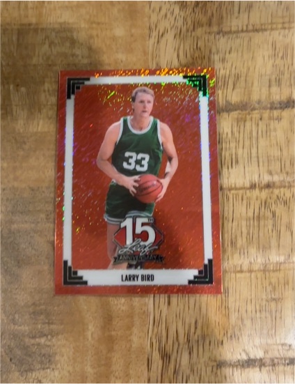 2025 Leaf 15th Anniversary #15 Larry Bird — front