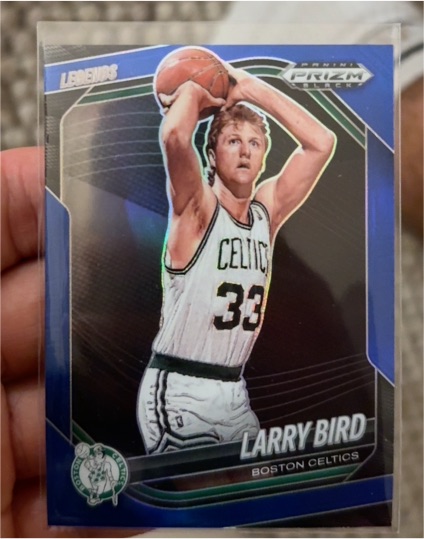 2024-25 Panini Prizm Black #225 Larry Bird — front