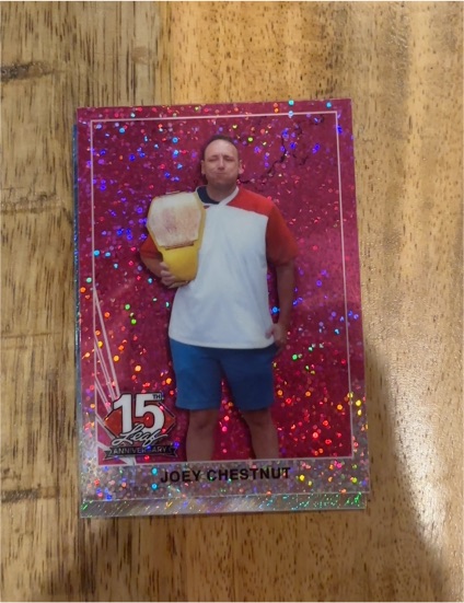 2025 Leaf 15th NSCC National 1990 Joey Chestnut — front