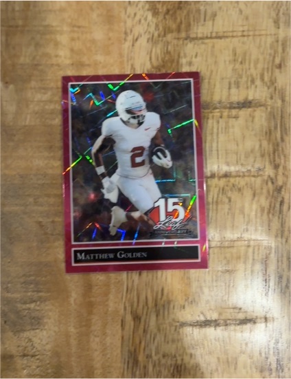 2025 Leaf 15th Anniversary #15 Matthew Golden — front