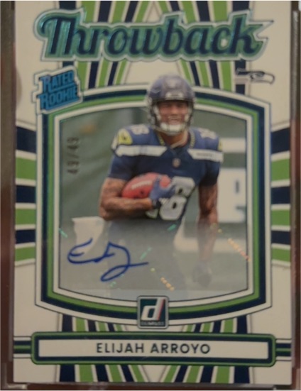 2025 Donruss Throwback #44 Elijah Arroyo — front