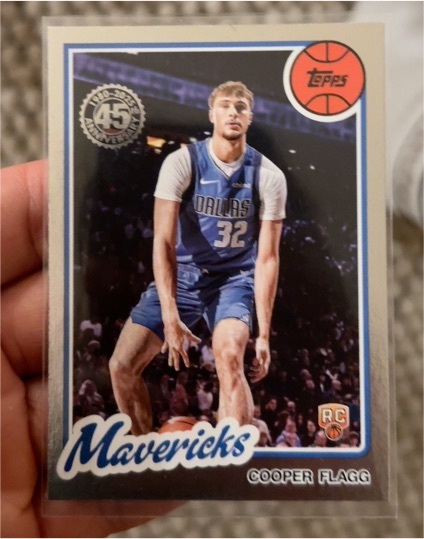 2025-26 Topps Basketball 45th Anniversary #80BK-51 Cooper Flagg — front