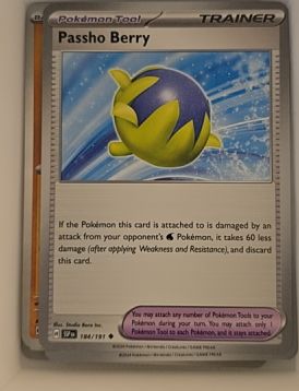 2023 Pokémon SV08: Surging Sparks #184 Passho Berry — front