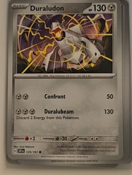 2024 Pokémon SV08: Surging Sparks #129 Duraludon — front