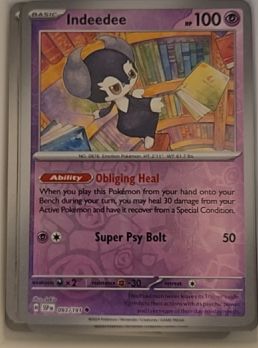 2024 Pokémon Scarlet & Violet Surging Sparks #093 Indeedee — front