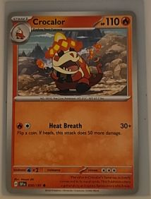 2024 Pokémon SV08: Surging Sparks #30 Crocalor — front