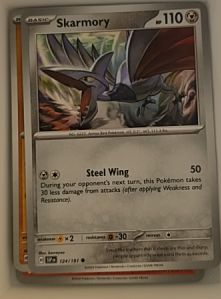 2024 Pokémon SV08: Surging Sparks #124 Skarmory — front