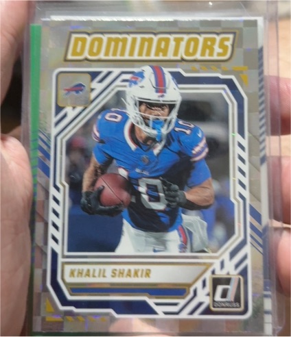 2025 Panini Donruss Dominators #DOM-KSR Khalil Shakir — front