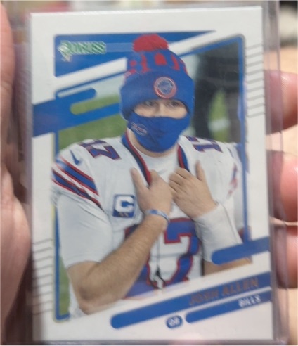 2021 Donruss #225 Josh Allen Mask Variation — front